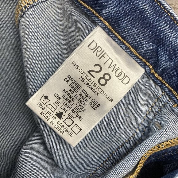 Free People Driftwood Farrah Flare Jeans Womens 28 Blue High Rise Stretch Denim - Picture 5 of 13